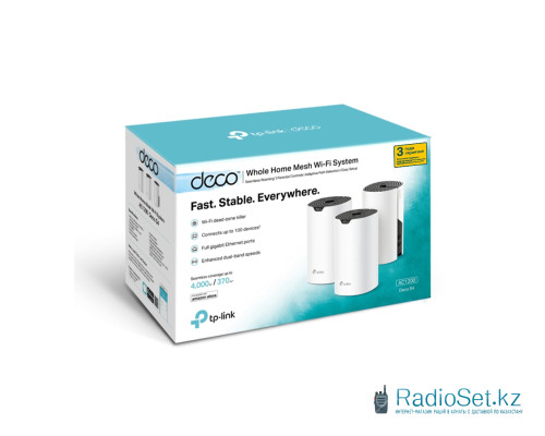 Домашняя Mesh-система TP-Link Deco S4(3-pack)